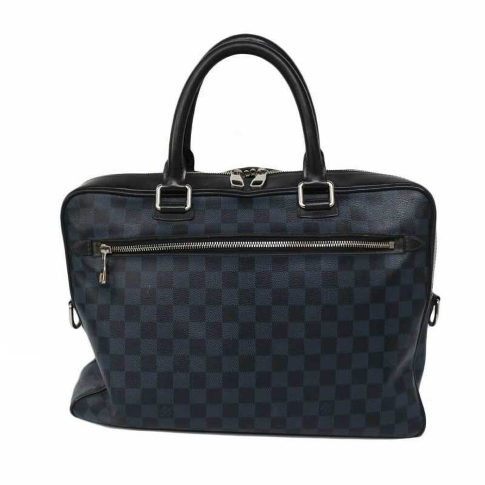 LOUIS VUITTON Porte Documents Business Damier Cobalt Blue Briefcase